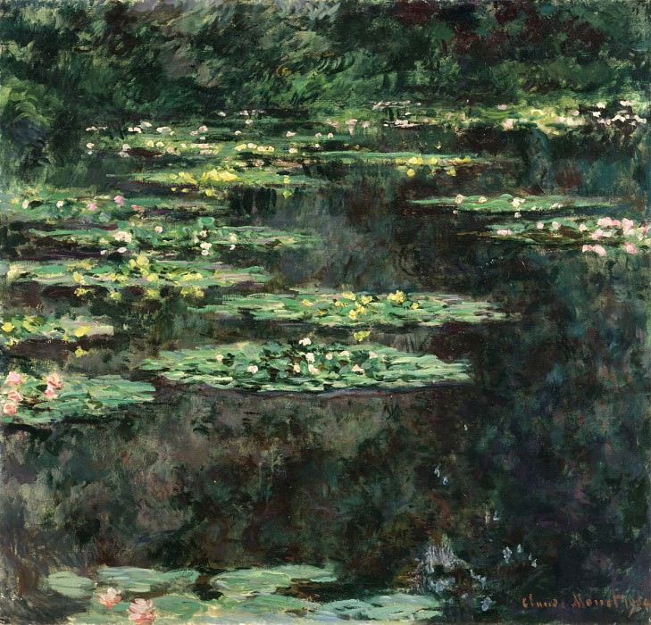 Водяные лилии, 1904 04 картина
