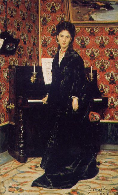 Портрет Марии Донеган, 1869 картина