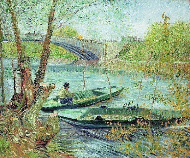 Весенняя рыбалка, Пон-де-Клиши картина