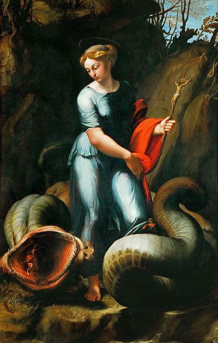 Святая Маргарита (Совместно с Джулио Романо) картина
