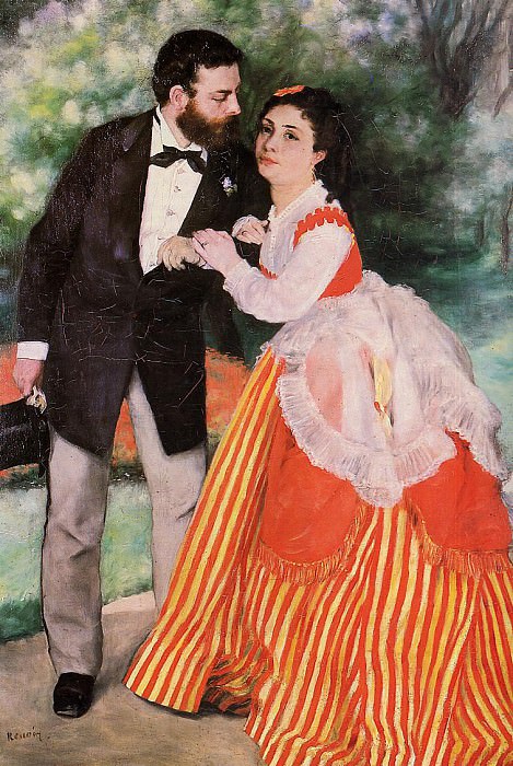 Альфред Сислей с женой картина