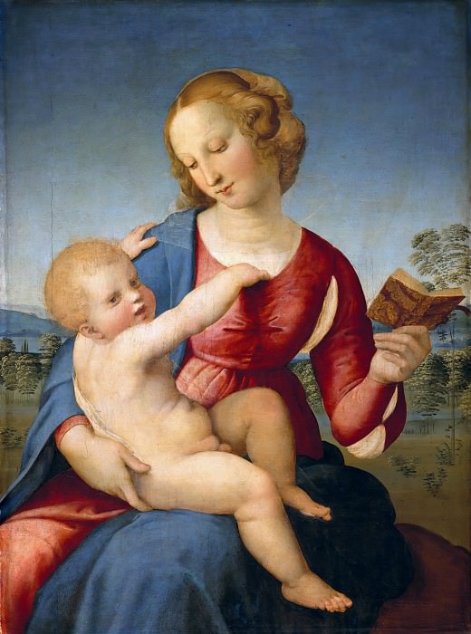 Мадонна с Младенцем (Мадонна Колонна) картина