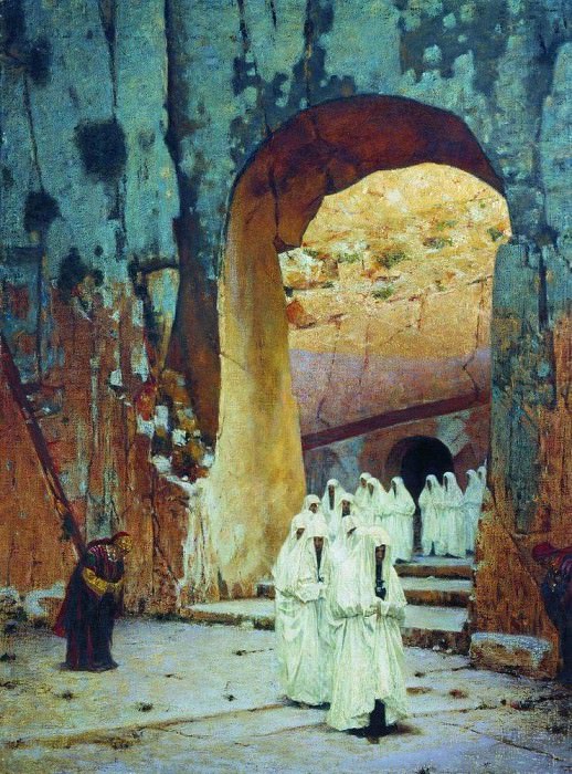 В Иерусалиме. Царские гробницы. 1884-1885 картина