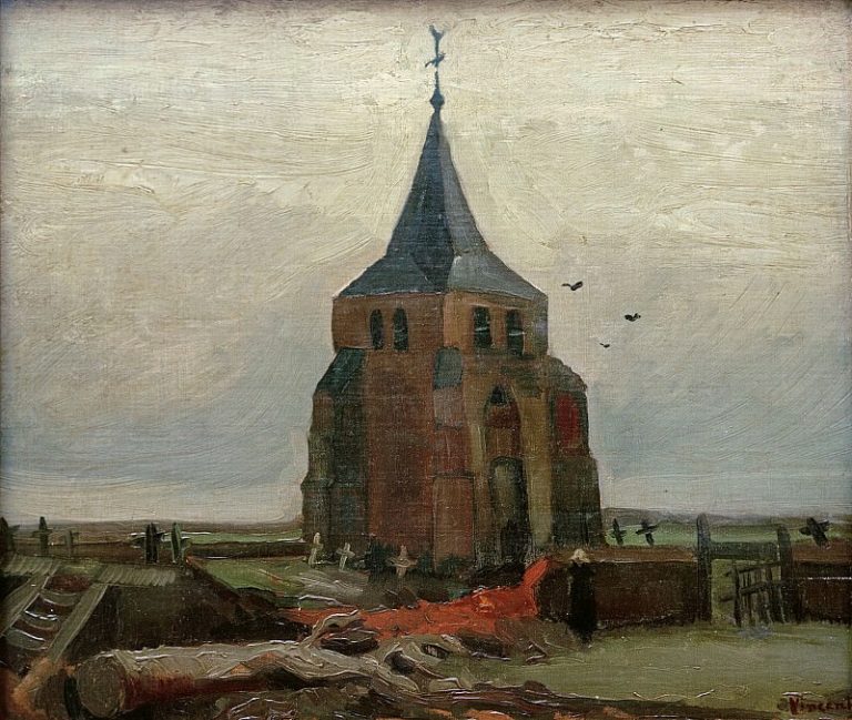Старая церковь в Нейнене картина