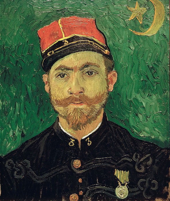 Портрет Мийе, второго лейтенанта зуавов картина