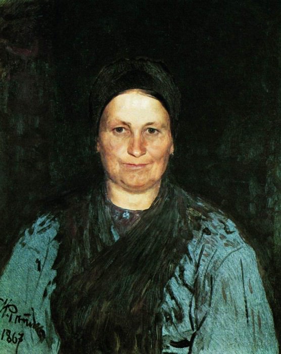 Портрет матери художника Т. С. Репиной картина