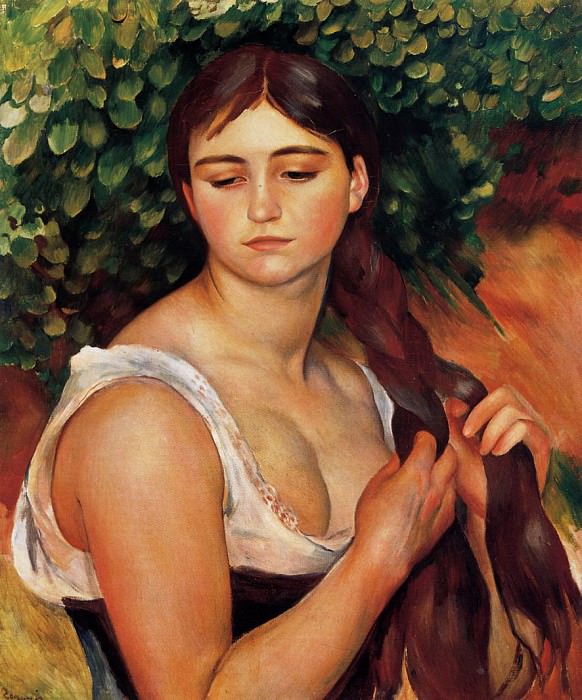 Коса (также известная как Сюзанна Валадон) – 1884 г картина