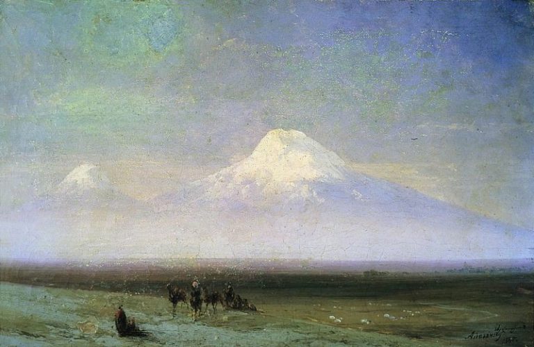 Гора Арарат 1885 23х34 картина