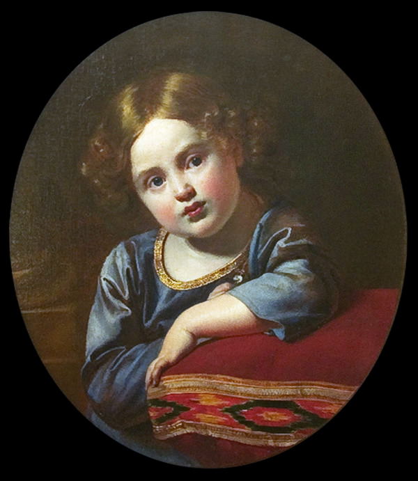 Портрет князя Е. Г. Гагарина ребенком. 1816-17 ЧС А. В. Мамонова, Франция картина