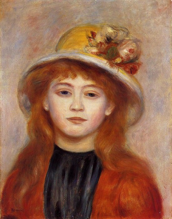 Женщина в шляпе картина