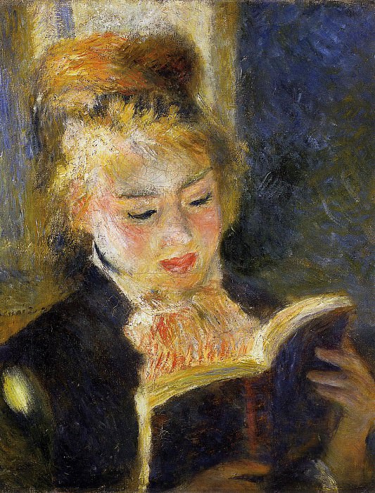 Читательница (также известная как «Молодая женщина, читающая книгу») — 1875 г картина