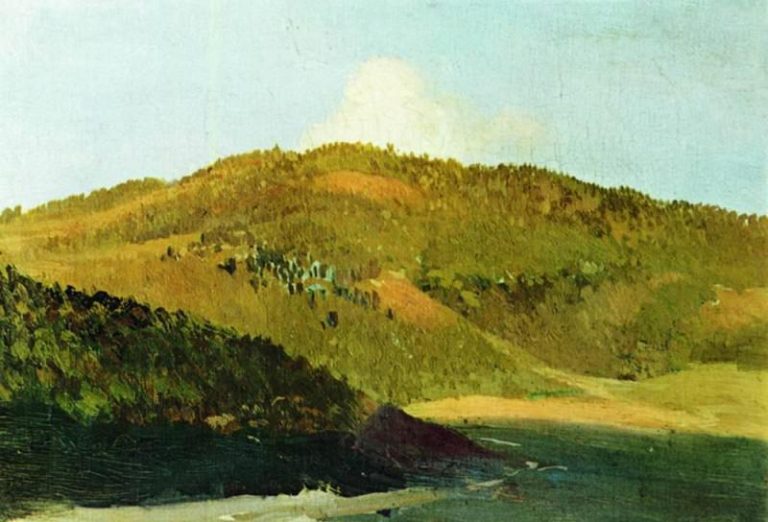 На вершинах Яйлы. 1886 картина