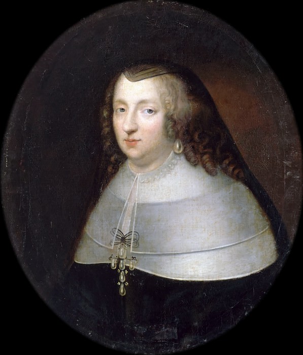 Шарль и Анри Бобрен – Анна Австрийская, вдова Людовика XIII картина