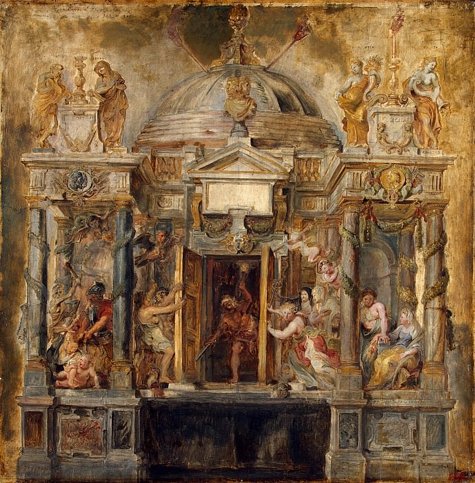 Храм Януса картина