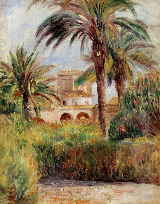 Испытательный сад в Алжире картина