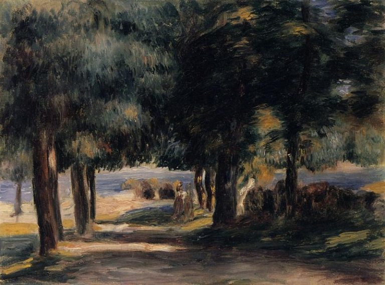 Сосновый лес на Лазурном берегу картина