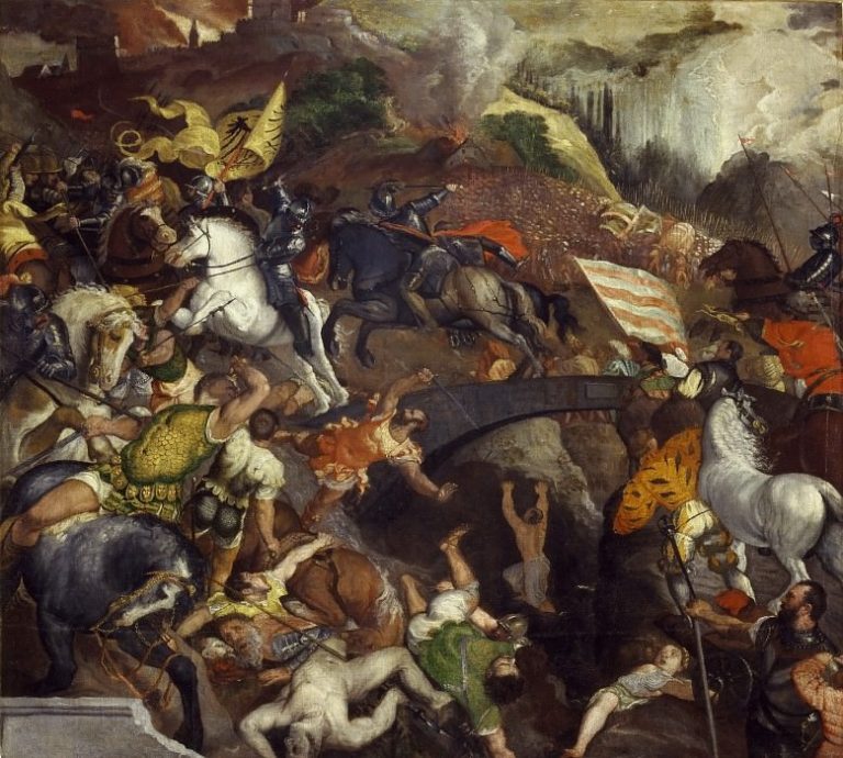 Битва при Кадоре (копия) картина