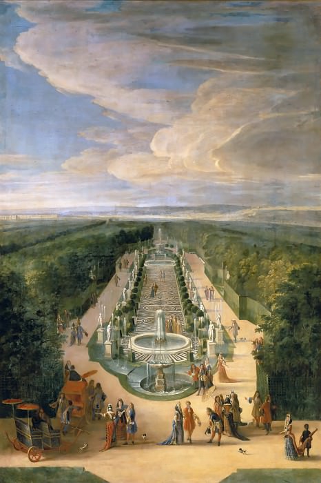 Жан-Батист Мартен – Античная галерея в Версале картина