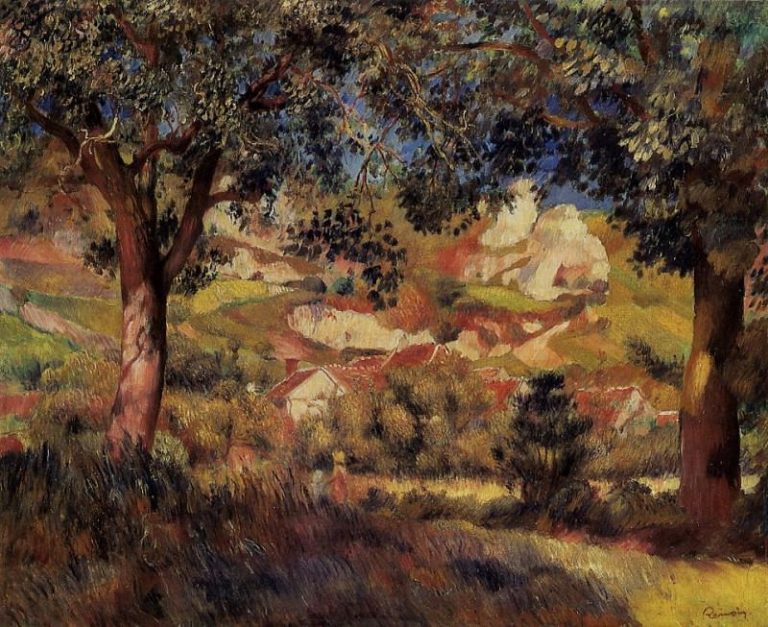 Пейзаж в Ла-Рош-Гийон картина