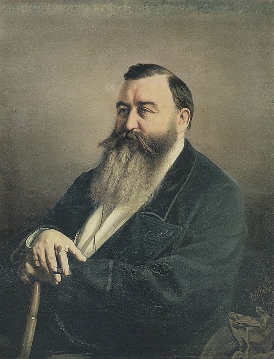 Портрет Ф. Ф. Резанова. 1868 Х. , м. 91х71, 5 ГТГ картина