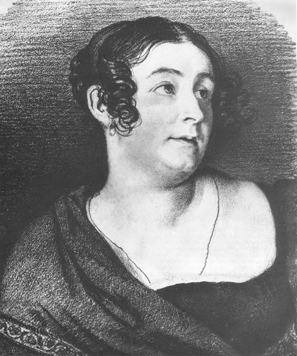 Портрет Е. М. Хитрово. 1816-17 Б. , ит. к. 38х32. ГМП, М картина