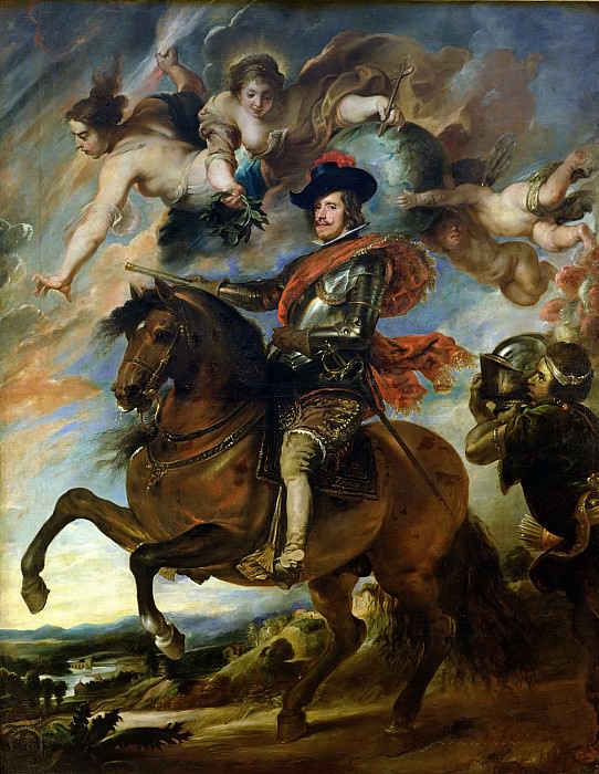 Конный портрет короля Испании Филиппа IV * картина