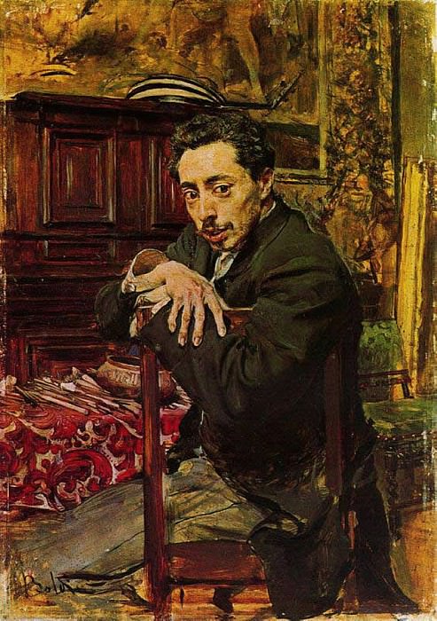 Портрет художника Хоакина Араухо Руано картина