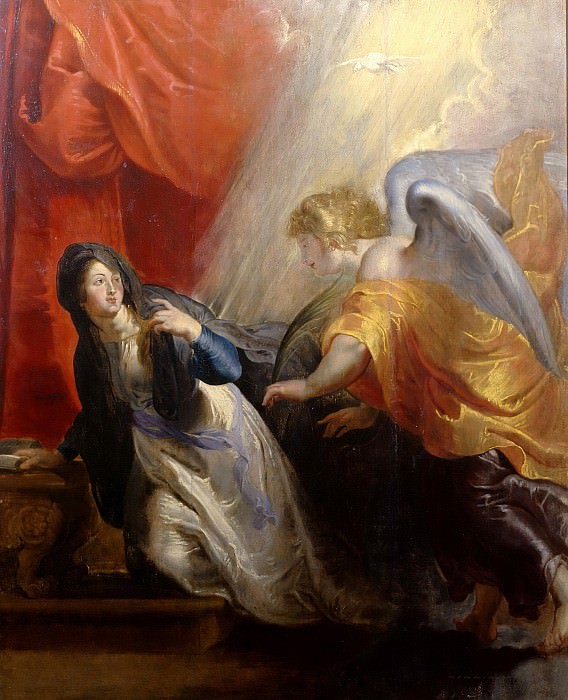 Извещение Марии о скорой смерти картина