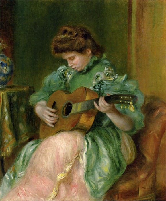 Женщина с гитарой – 1896 г картина