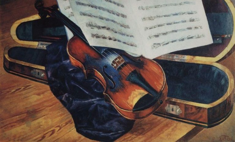 Скрипка. 1916 картина