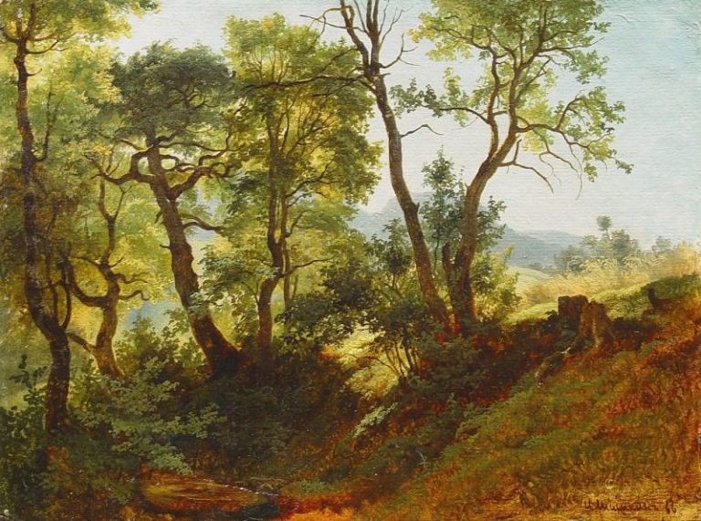 Опушка леса 1866 картина