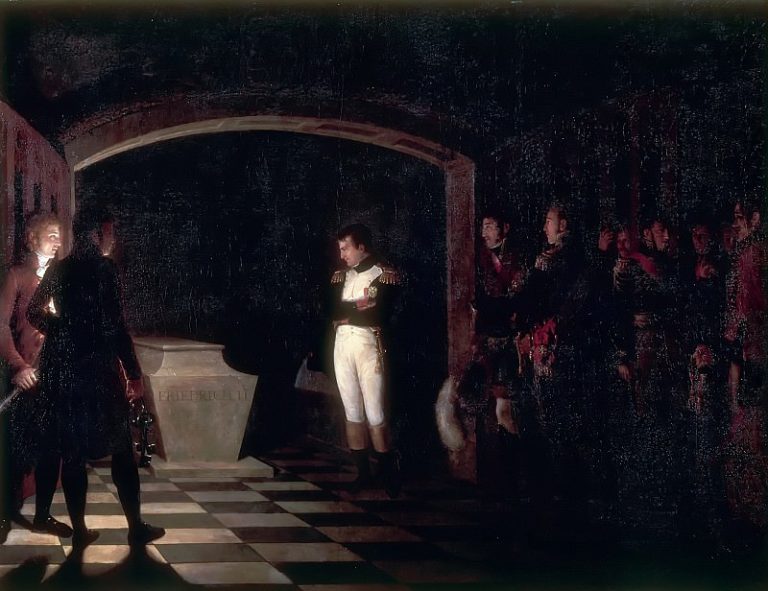Мари-Николя Понс-Камю – Наполеон у гробницы Фридриха Великого в Потсдаме 25 октября 1806 года картина