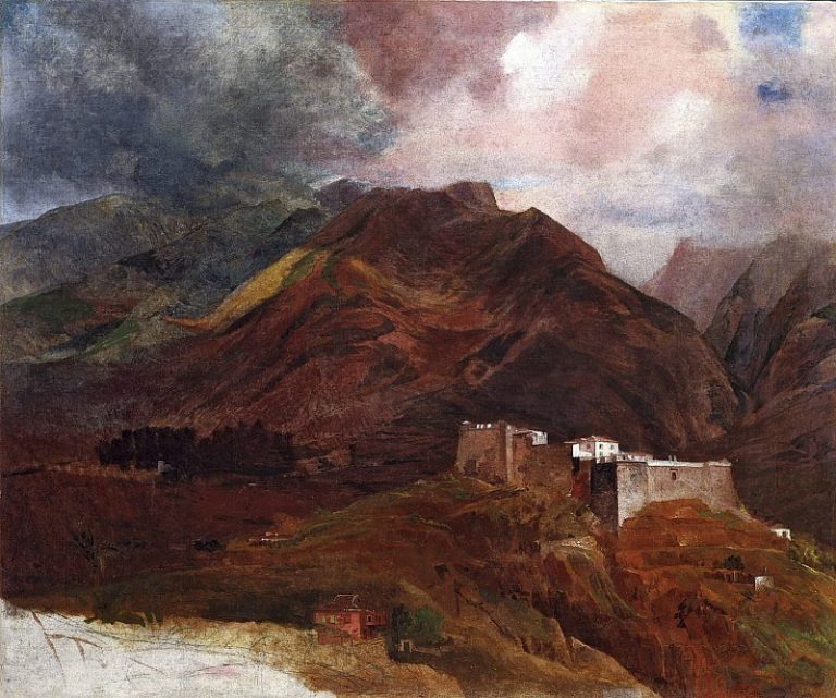 Вид форта Пику на острове Мадейра картина