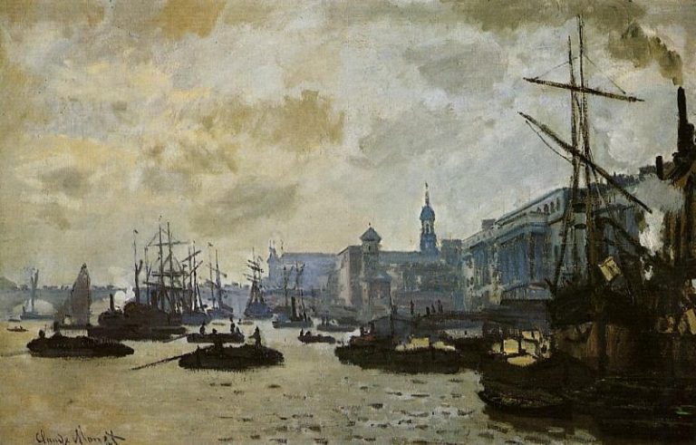 Лондонский порт картина