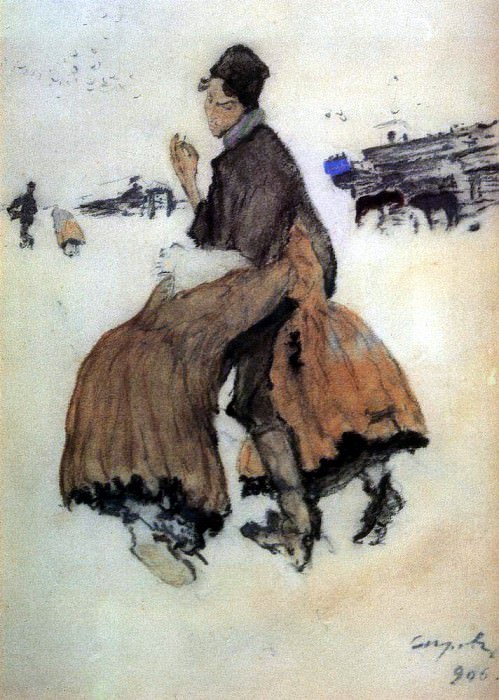 Новобранец. 1906 картина