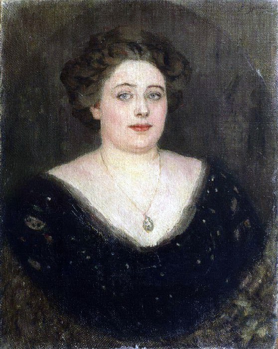 Портрет О. М. Величкиной, урожденной баронессы Клодт фон Юргенсбург картина