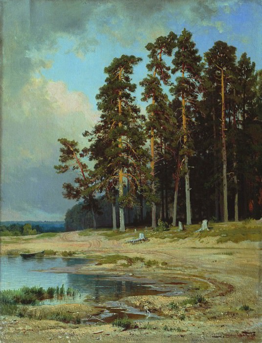 Лес 1885 45. х35 картина