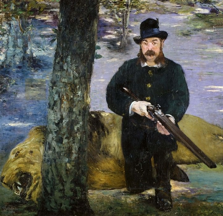 Портрет М. Пертюизе, охотника на львов картина