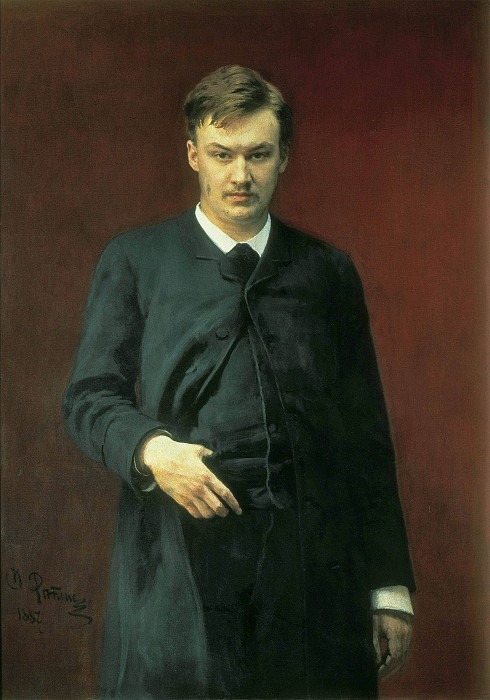 Портрет композитора Александра Константиновича Глазунова (1865-1936) картина