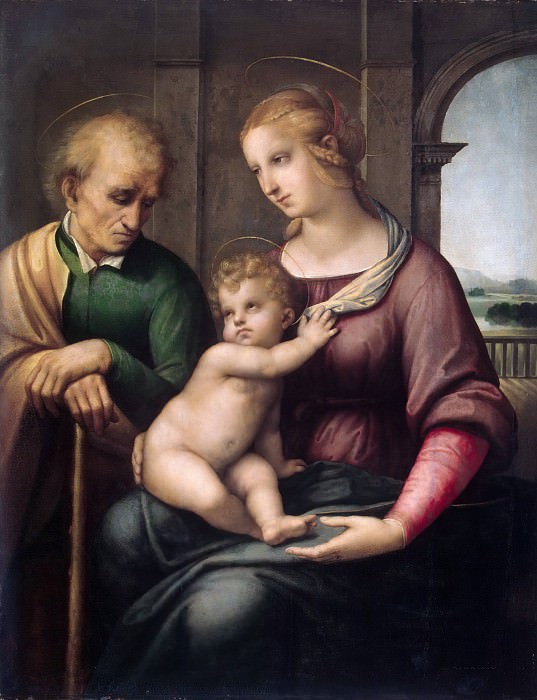 Святое семейство (Мадонна с безбородым Иосифом) картина