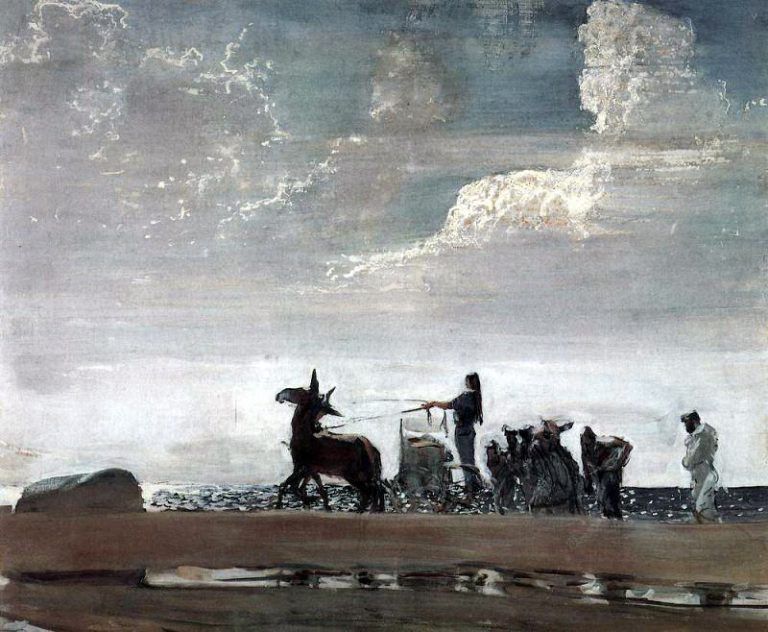 Одиссей и Навзикая 2. 1910 картина