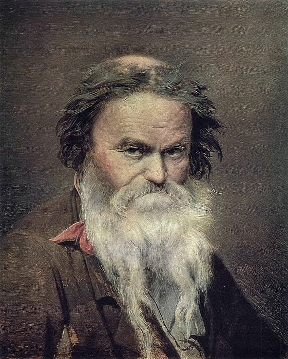 Фомушка-сыч. 1868 Д. , м. 44, 8х36, 8 ГТГ картина
