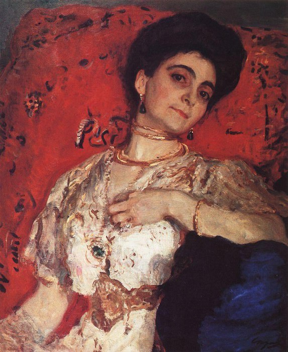 Портрет М. Н. Акимовой. 1908 картина
