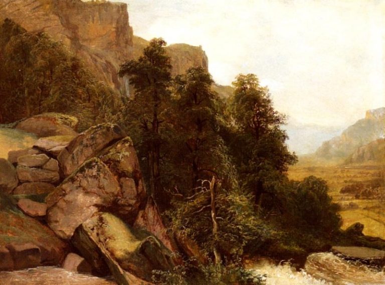 Калам, Александр – Набросок ландшафта, 1851 картина