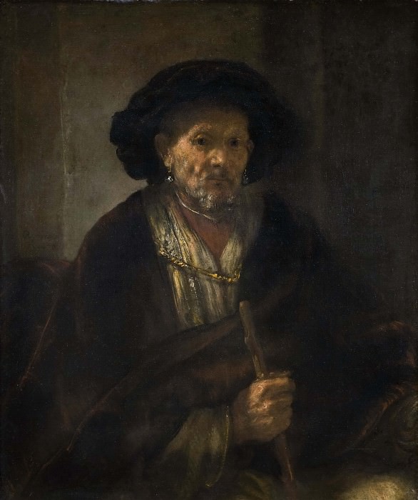 Портрет старого мужчины картина