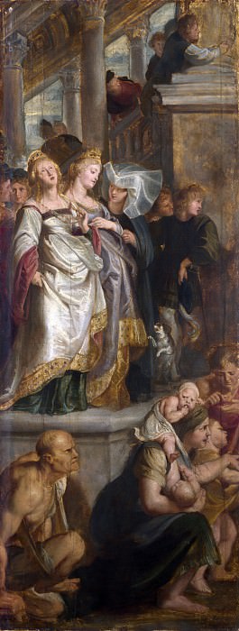 Скетч для алтаря собора святого Бавона в Генте картина