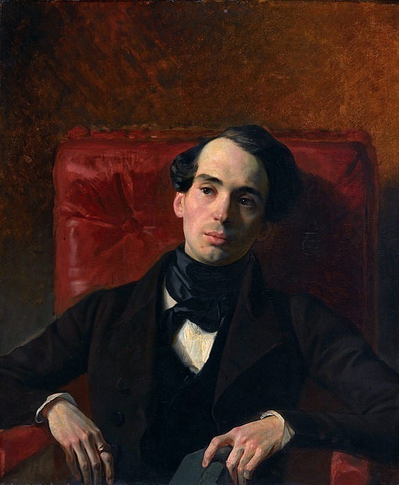 Портрет писателя Александра Николаевича Струговщикова (1808-1878) картина