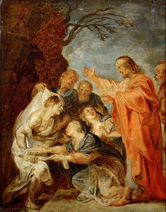 Воскрешение Лазаря (эскиз к погибшей в 1945 берлинской картине) картина
