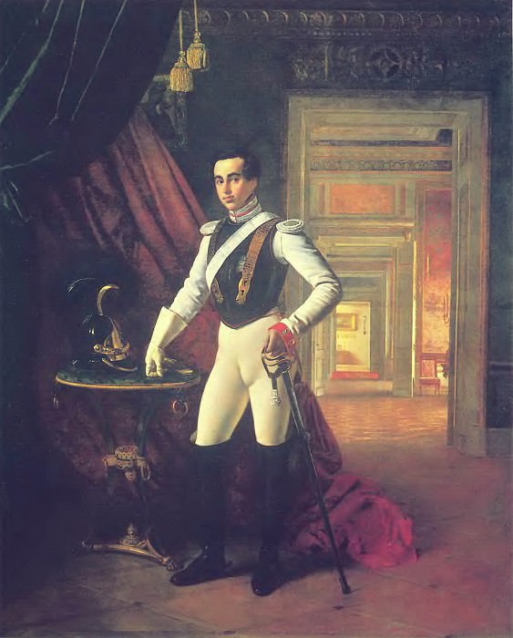 Портрет графа Д. Н. Шереметева. 1824 Х. , м. 252х204 ГИМ картина