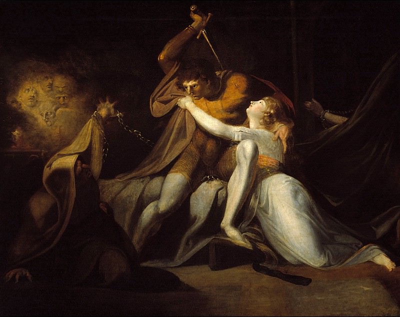 Фюссли, Иоганн Генрих – Персиваль освобождает Белисану от волшебных пут Урма картина